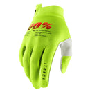LUVA 100% ITRACK INFANTIL AMARELO FLUOR