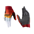 LUVA LEATT GRIPR 1.5 LARANJA/BRANCO M