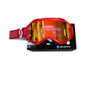 OCULOS SCOTT FURY - RED/WHITE - ORANGE CHROME WORKS + CLEAR WORKS