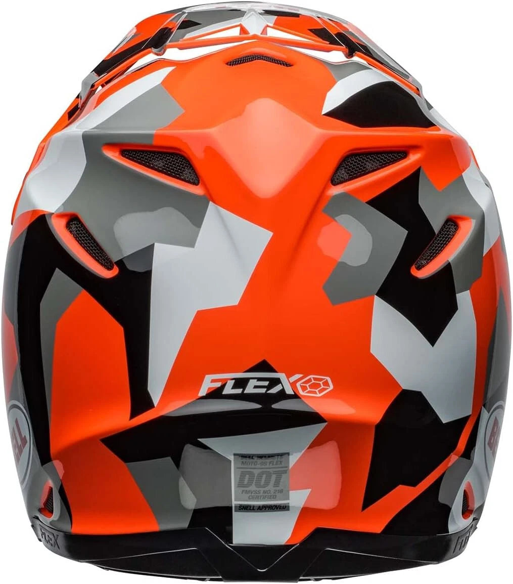 Capacete BELL MOTO 9S Flex Camo Orange